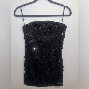 Brand new black sequin dress !